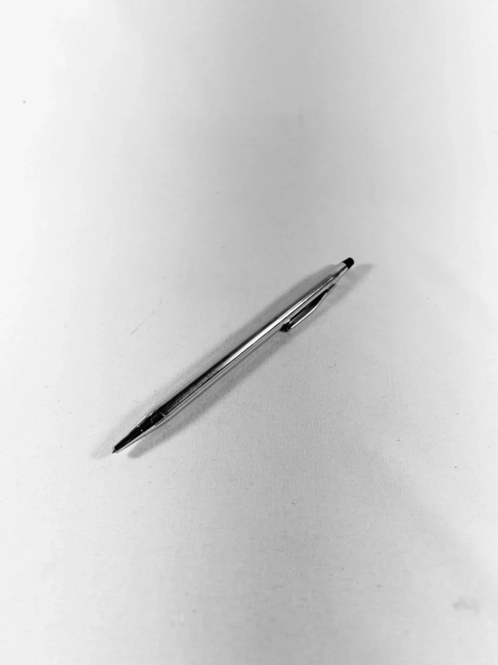 Pen Pencil Set Vintage Cross Chrome Twist Action Writing Instruments.